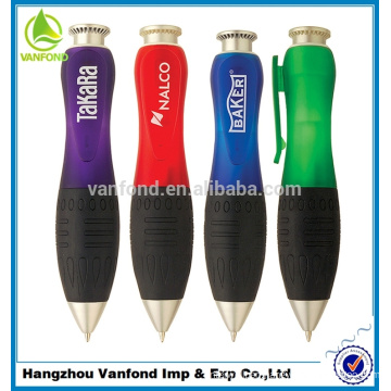 Best selling plastic short fat ballpoint pen custom logo printing